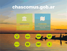 Tablet Screenshot of chascomus.gob.ar